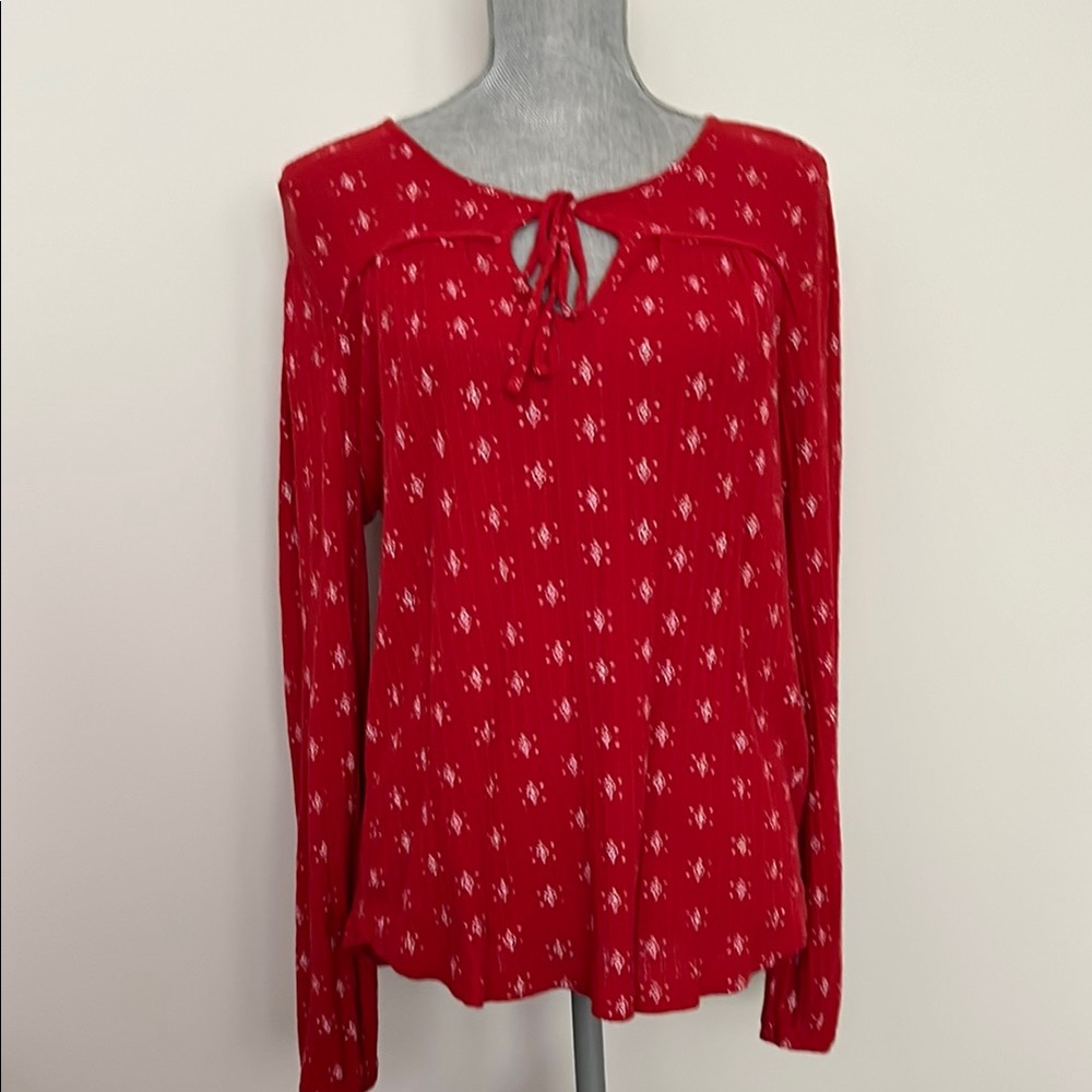 Lucky Brand Women's Top with Tie Detail